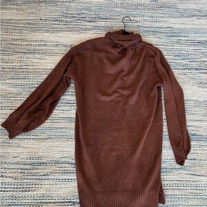 SHEIN Chocolate Long Sleeve Dress